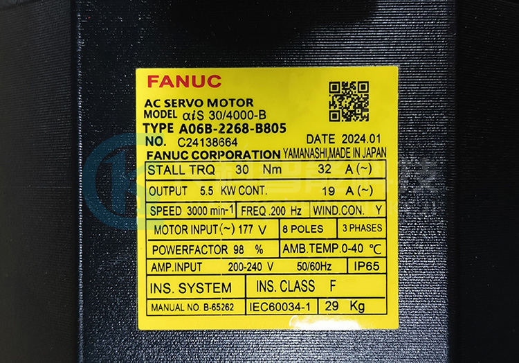 FANUC發(fā)那科機(jī)械手伺服電機(jī)A06B-2268-B805 FANUC發(fā)那科機(jī)械手伺服電機(jī)A06B-2268-B805